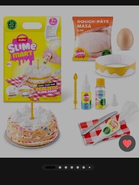 Slime Mart Bag - Birthday Cake